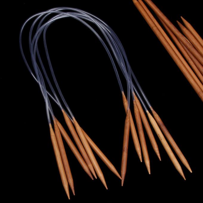 Multifunctional Various Sizes Carbonized Bamboo Material Knitting Needles Set for Beginners 1
