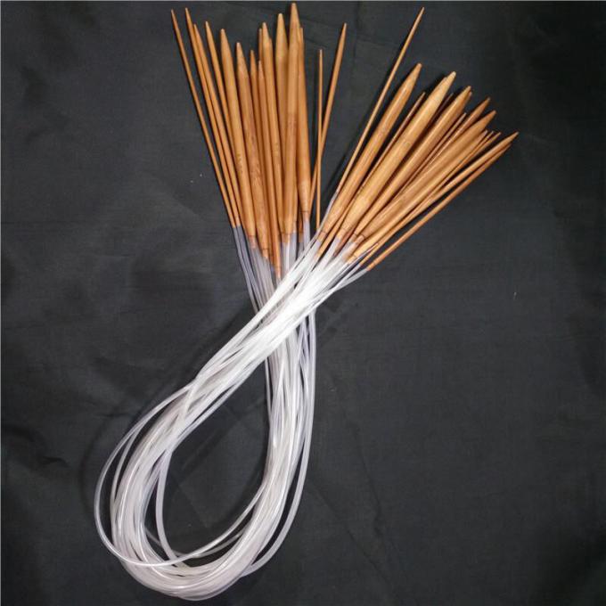 Multifunctional Various Sizes Carbonized Bamboo Material Knitting Needles Set for Beginners 3