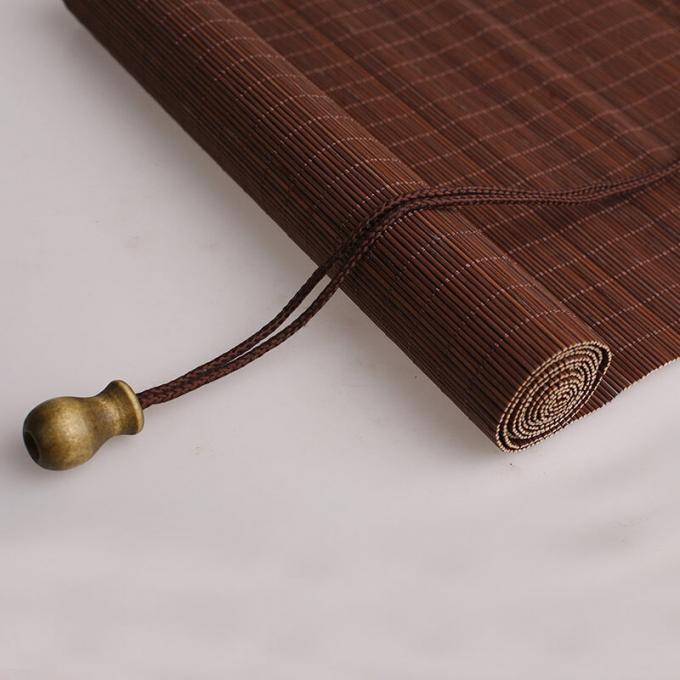 Amboo Roman Shades Roll Up Bamboo Blinds For Indoor Windows Light Filtering UV Protection Natural Bamboo Shades 3