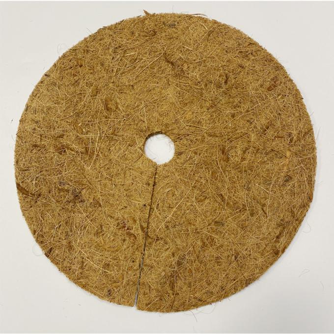 Coconut Coir Fiber Mulch Ring Tree Protector Mat for Disc Plant Cover Weed Control Mats 1