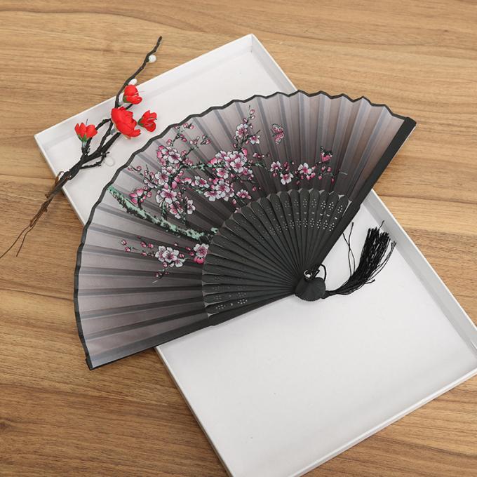 Eco-Friendly Traditional Chinese Bamboo Folding Fan For Decoration 5