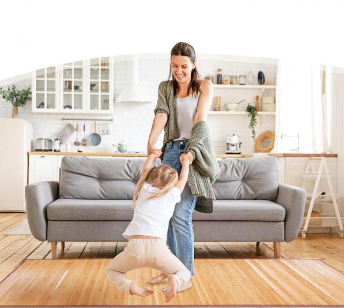Transform Home With Sustainable Bamboo Floor Mat Anti Slip 5