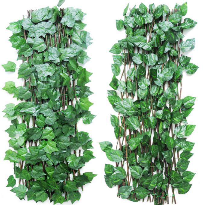 Decorative Privacy Realistic Greenery Fence with Artificial Leaves For Home Yard and Garden