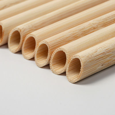 Reusable Natural Bamboo Drinking Straw With Customized Laser Label Log Biodegradable