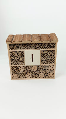 Wooden Insect Bee House Box Hanging Insect Habitat for Bee Butterfly Ladybirds Beneficial
