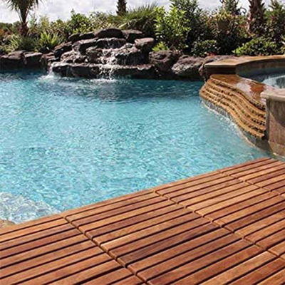 Horizontal Outdoor Bamboo Flooring Resistant Stainless Steel Hidden Fastener Clip System