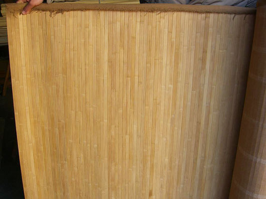 Moso Bamboo Grain Decorative 3D Wallpaper Bamboo Paneling Roll With Natural Pattern