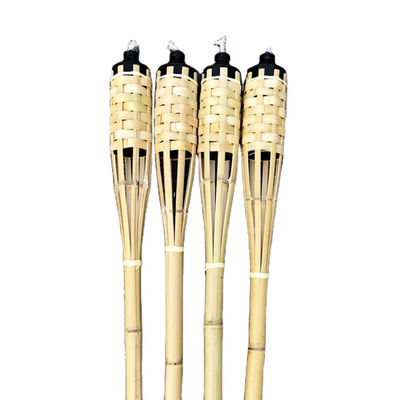 120cm Natural Bamboo Torch For Festival Celebrate, Luau Party, Outdoor Lighting