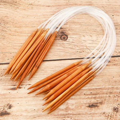 3.5mm Durable Handmade Wooden Crochet Hooks Bamboo Knitting Needle