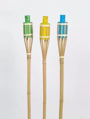115cm Bamboo Garden Tiki Torch Hand Woven Bamboo Party Torches