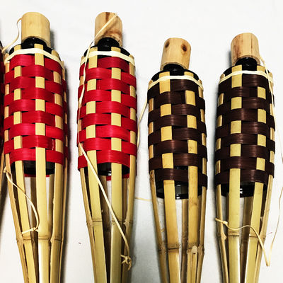 120cm Natural Bamboo Torch For Festival Celebrate, Luau Party, Outdoor Lighting