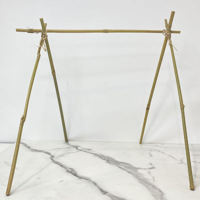 Garden Furniture Natural Bamboo Stakes Raw Bamboo Poles 40cm To 500cm Height