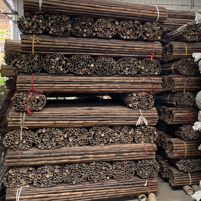 3 Feet Raw Bamboo Poles Sticks Natural Carbonized Black Painting 595cm For Decoration