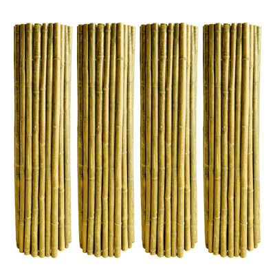 Natural Tonkin Bamboo Pole Bamboo Privacy Fence For Garden 240 CM High