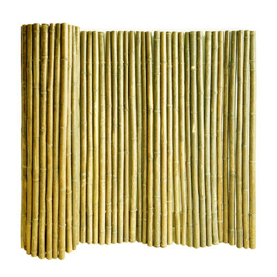 Home Garden Nursery Durable Garden Fence Bamboo Roller Paneling Natural Color
