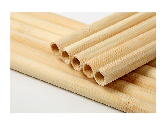 Eco Friendly Natural Bamboo Straws For Party Coffee Tea Beverage 10cm 12cm