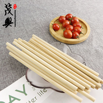 20cm Green Bamboo Straws Organic Straws Customized Logo Party Wedding