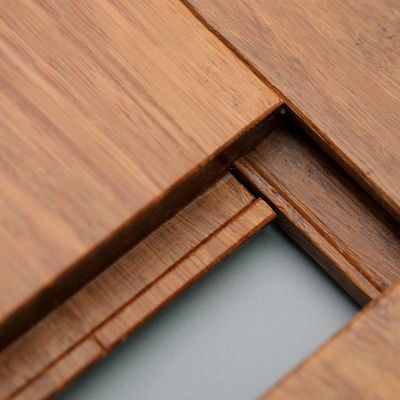 Strand Woven Solid Bamboo Flooring For Indoor Floor Tiger Surface