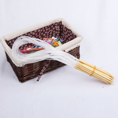 Transparent Tube Bamboo Circular Knitting Needles Double Pointed Crochet Needles Kits