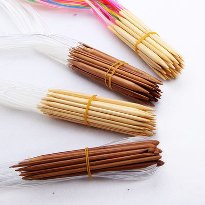 3.5mm Durable Handmade Wooden Crochet Hooks Bamboo Knitting Needle