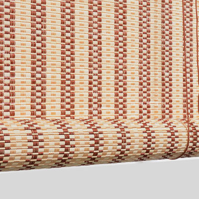 1.5m 2m वाटरप्रूफ बांस स्लेट रोल अप blinds सूरज सबूत बुना रोमन बांस blinds