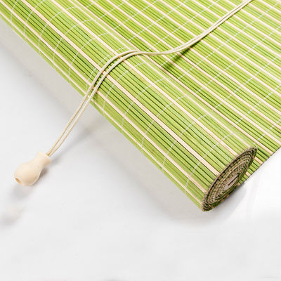 Wooden Shades Bamboo Roller Blind Sunscreen Colorful Curtain For Home 90*180cm