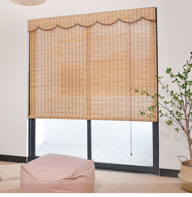 Amboo Roman Shades Roll Up Bamboo Blinds For Indoor Windows Light Filtering UV Protection Natural Bamboo Shades