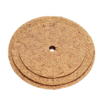 Coconut Coir Fiber Mulch Ring Tree Protector Mat for Disc Plant Cover Weed Control Mats