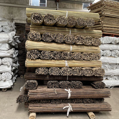 Eco Friendly Decorative Raw Bamboo Poles Dia.0.8cm x 100cm Length