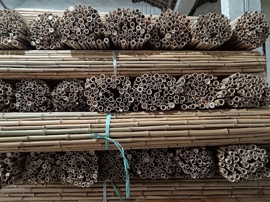 Eco Friendly Decorative Raw Bamboo Poles Dia.0.8cm x 100cm Length